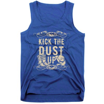 Kick The Dust Up Cow Cow Western Great Gift Tank Top