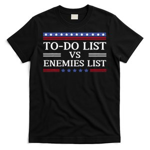 Kamala To Do List Vs Trump Enemies List T-Shirt