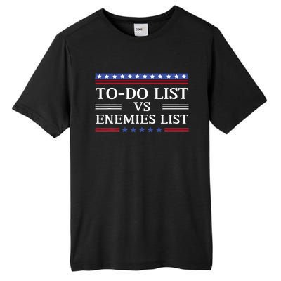 Kamala To Do List Vs Trump Enemies List Tall Fusion ChromaSoft Performance T-Shirt