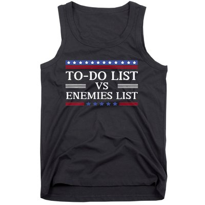 Kamala To Do List Vs Trump Enemies List Tank Top