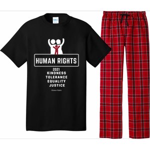 Kindness Tolerance Equality Justice Hu Rights Gift Pajama Set