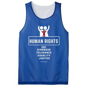 Kindness Tolerance Equality Justice Hu Rights Gift Mesh Reversible Basketball Jersey Tank