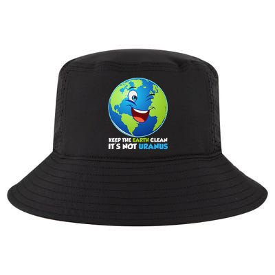 Keep The Earth Clean It's Not Uranus Cute Earth Day Cool Comfort Performance Bucket Hat