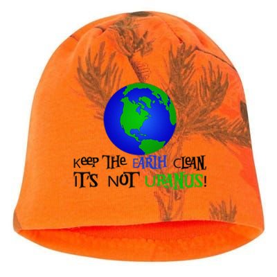 Keep The Earth Clean, It's Not Uranus! Earth Day Kati - Camo Knit Beanie