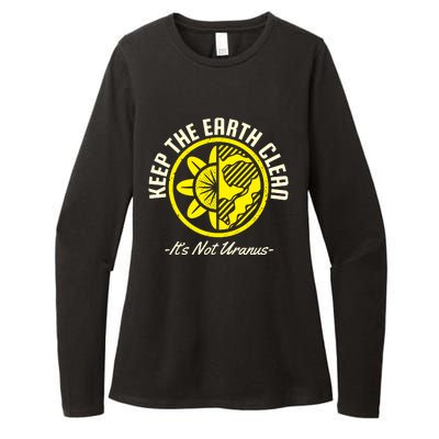 Keep The Earth Clean Its Not Uranus Womens CVC Long Sleeve Shirt