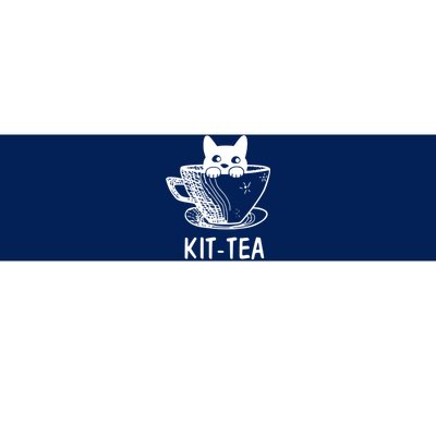 Kit Tea Funny Cat Lover Bumper Sticker