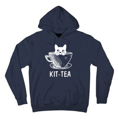 Kit Tea Funny Cat Lover Tall Hoodie