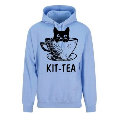 Kit Tea Funny Cat Lover Unisex Surf Hoodie