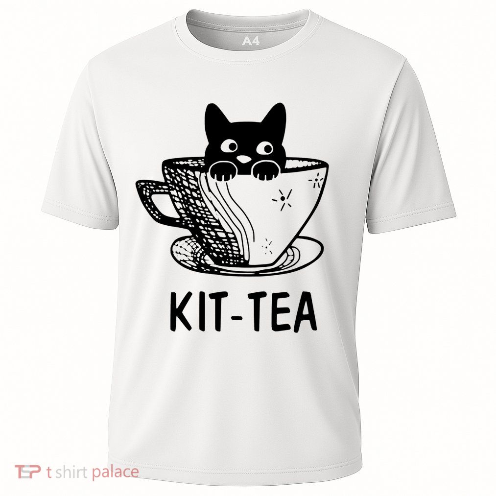 Kit Tea Funny Cat Lover Performance Shirt