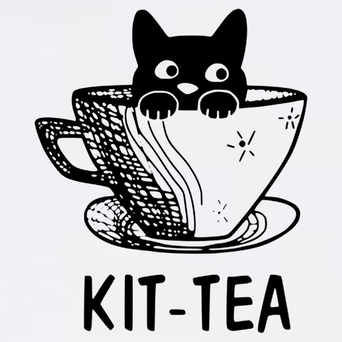 Kit Tea Funny Cat Lover Cooling Performance Crew T-Shirt