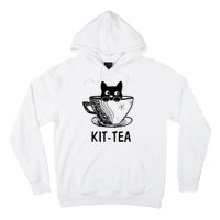 Kit Tea Funny Cat Lover Hoodie