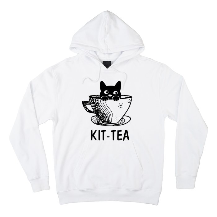 Kit Tea Funny Cat Lover Hoodie