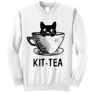 Kit Tea Funny Cat Lover Sweatshirt