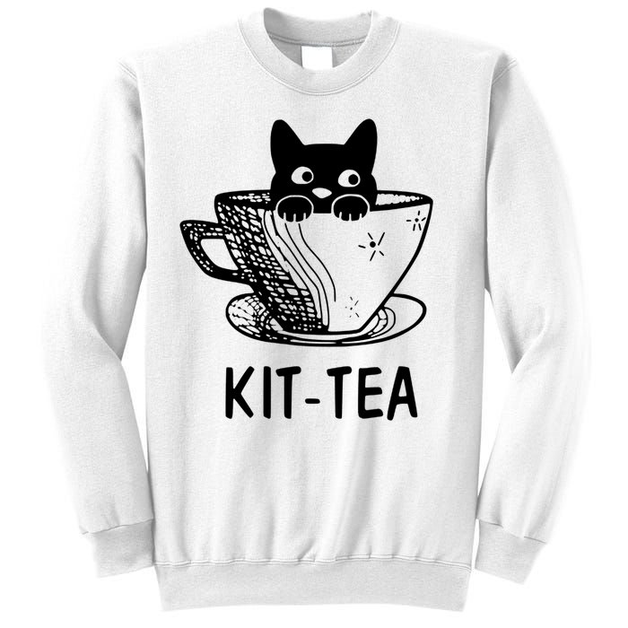 Kit Tea Funny Cat Lover Sweatshirt