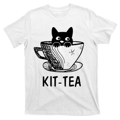 Kit Tea Funny Cat Lover T-Shirt