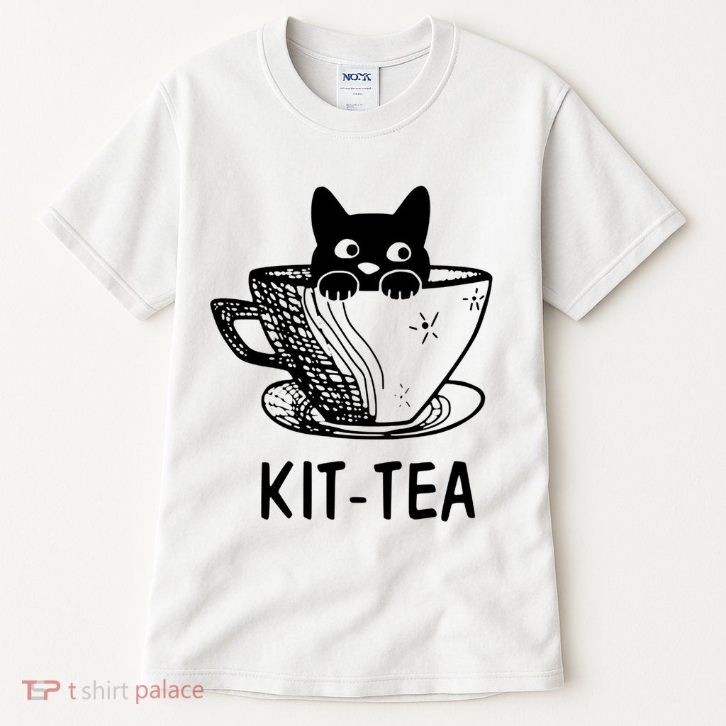 Kit Tea Funny Cat Lover Tall T-Shirt