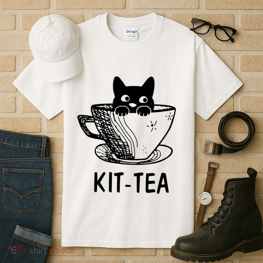 Kit Tea Funny Cat Lover Tall T-Shirt