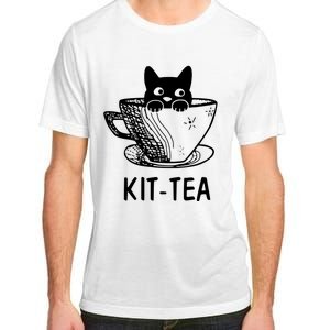 Kit Tea Funny Cat Lover Adult ChromaSoft Performance T-Shirt