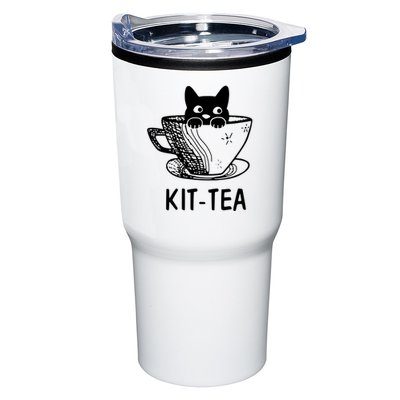 Kit Tea Funny Cat Lover Tumbler