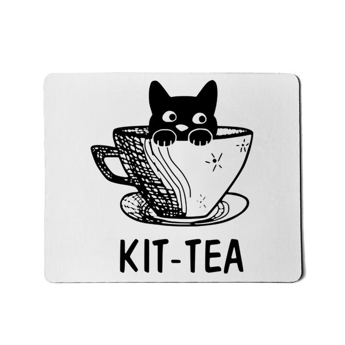 Kit Tea Funny Cat Lover Mousepad