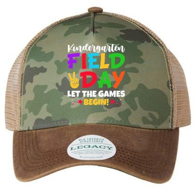 Kindergarten Teacher Field Day 2025 Let The Games Begin Legacy Tie Dye Trucker Hat