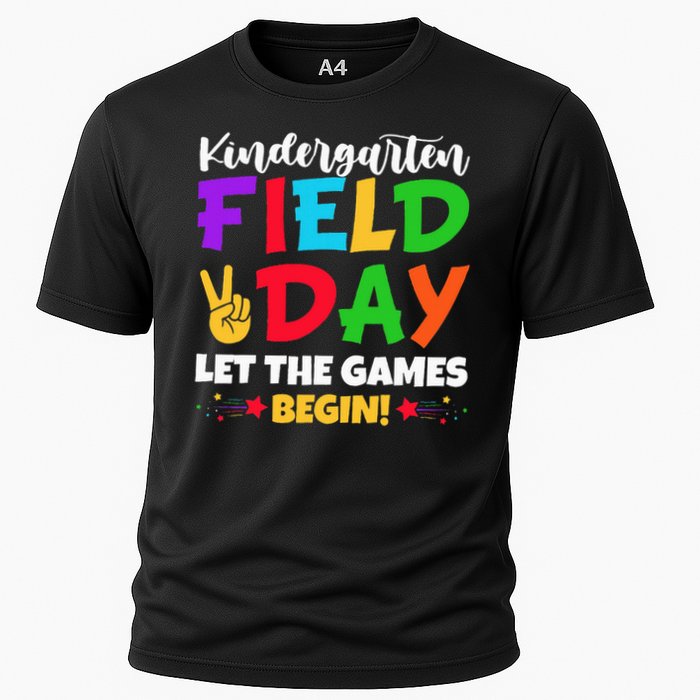 Kindergarten Teacher Field Day 2025 Let The Games Begin Cooling Performance Crew T-Shirt