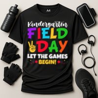 Kindergarten Teacher Field Day 2025 Let The Games Begin Cooling Performance Crew T-Shirt