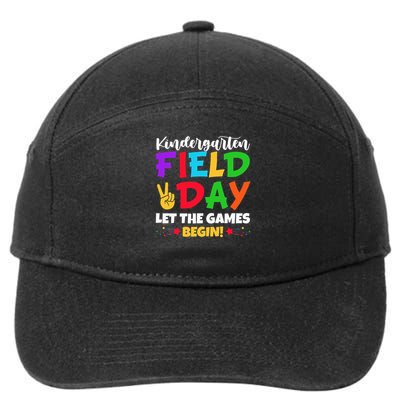 Kindergarten Teacher Field Day 2025 Let The Games Begin 7-Panel Snapback Hat