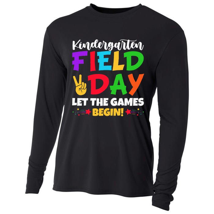 Kindergarten Teacher Field Day 2025 Let The Games Begin Cooling Performance Long Sleeve Crew