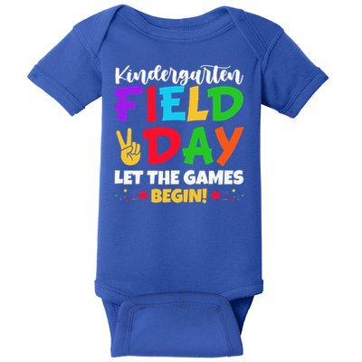 Kindergarten Teacher Field Day 2025 Let The Games Begin Baby Bodysuit