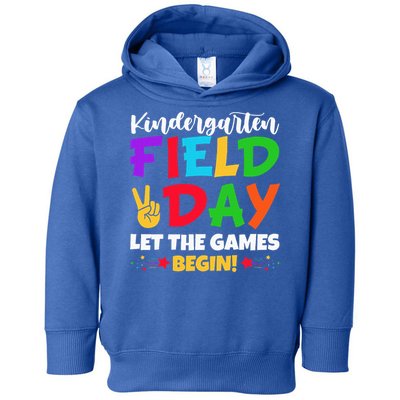 Kindergarten Teacher Field Day 2025 Let The Games Begin Toddler Hoodie