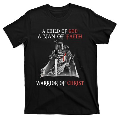 Knight Templar Faith Warrior Of Christ T-Shirt