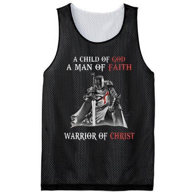 Knight Templar Faith Warrior Of Christ Mesh Reversible Basketball Jersey Tank