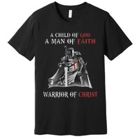 Knight Templar Faith Warrior Of Christ Premium T-Shirt