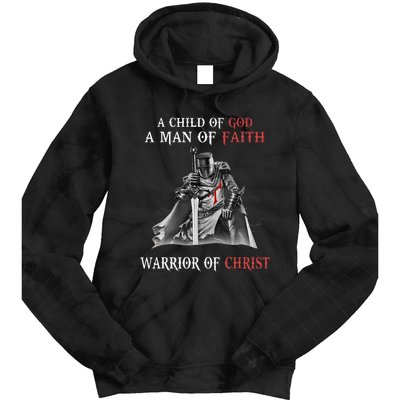 Knight Templar Faith Warrior Of Christ Tie Dye Hoodie