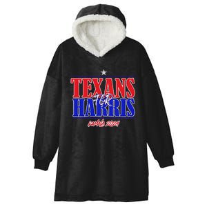 Kennidi Texans For Harris Kamala 2024 Hooded Wearable Blanket