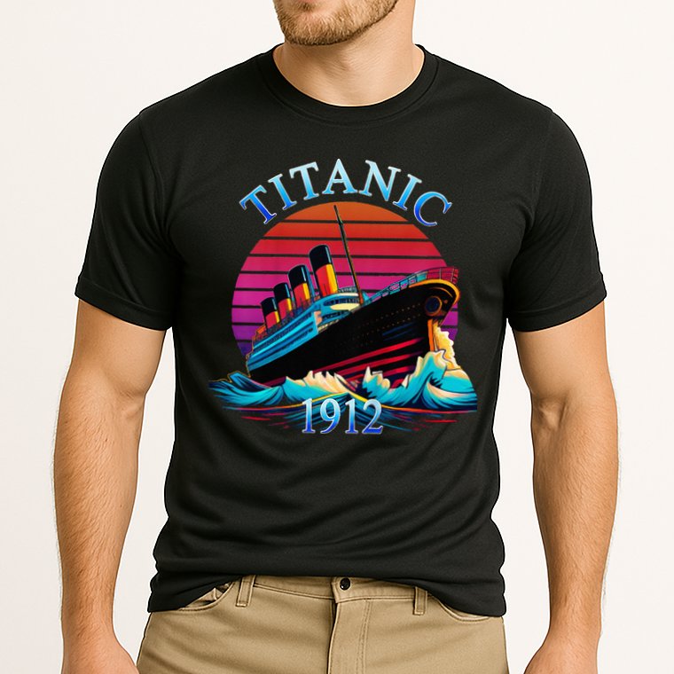 TITANIC 1912 HISTORY COMMEMORATIVE Performance Shirt