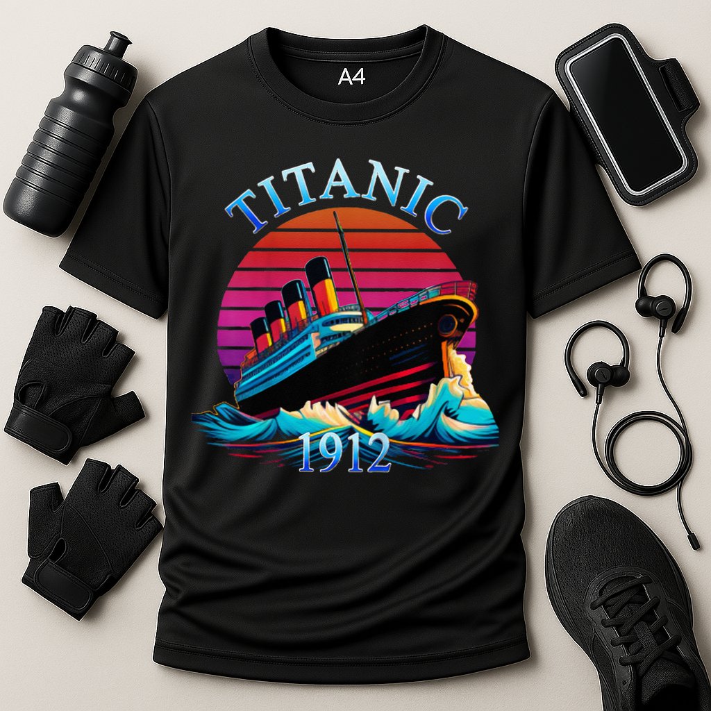 TITANIC 1912 HISTORY COMMEMORATIVE Performance Shirt