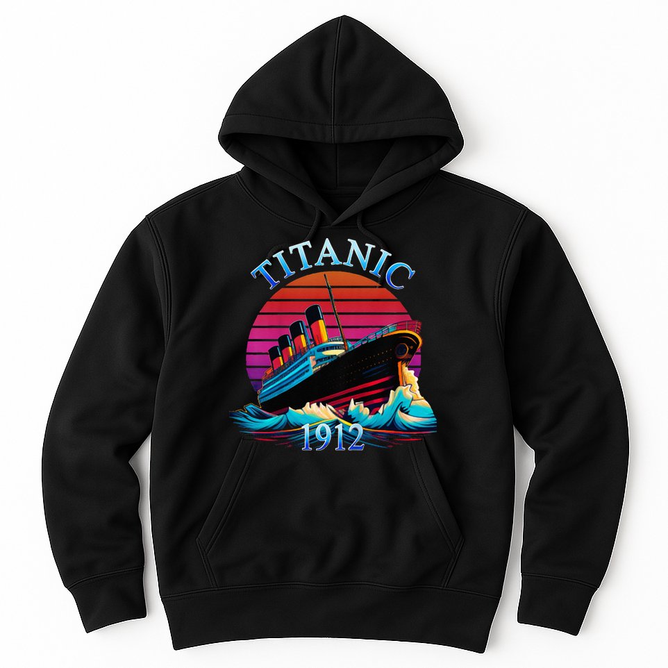 TITANIC 1912 HISTORY COMMEMORATIVE Hoodie