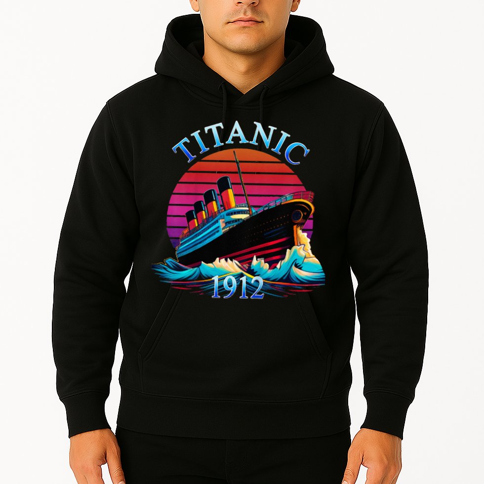 TITANIC 1912 HISTORY COMMEMORATIVE Hoodie