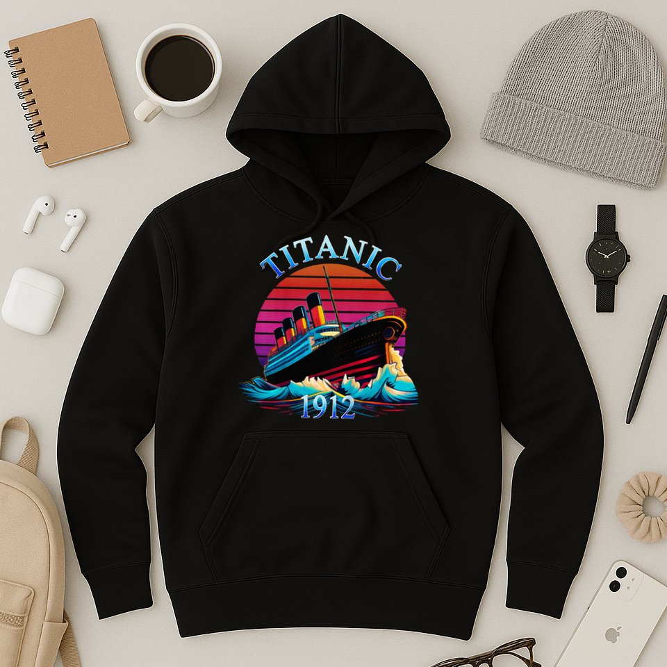 TITANIC 1912 HISTORY COMMEMORATIVE Hoodie