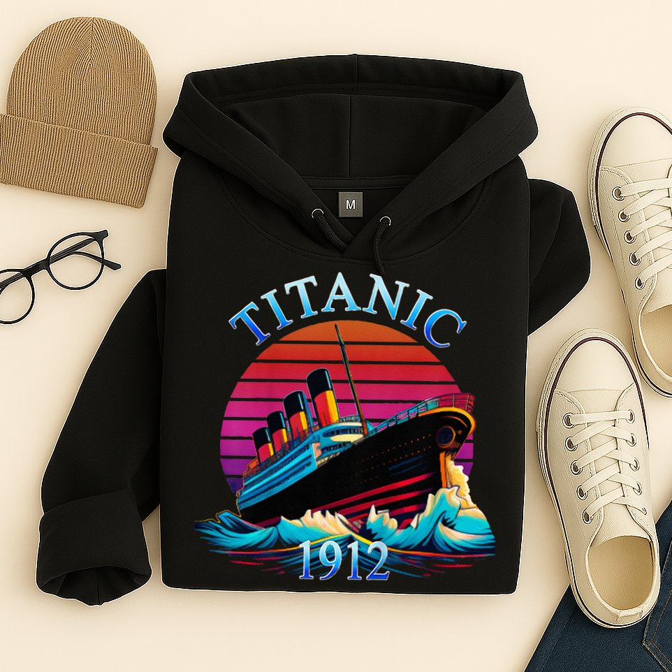 TITANIC 1912 HISTORY COMMEMORATIVE Hoodie