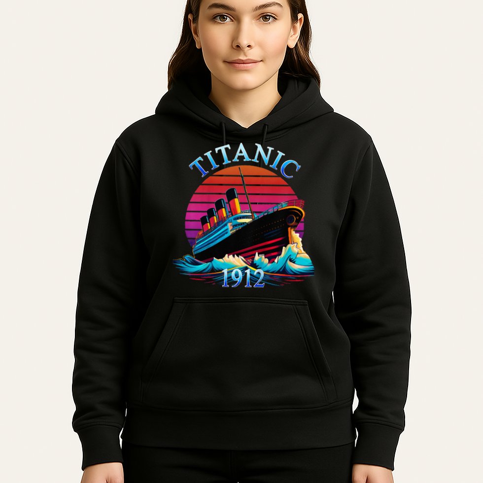 TITANIC 1912 HISTORY COMMEMORATIVE Hoodie