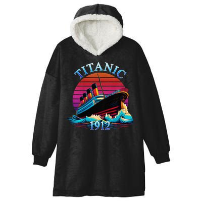 TITANIC 1912 HISTORY COMMEMORATIVE Hooded Wearable Blanket