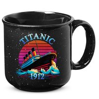 TITANIC 1912 HISTORY COMMEMORATIVE 15oz Campfire Ceramic Mug