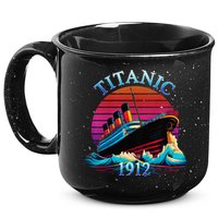 TITANIC 1912 HISTORY COMMEMORATIVE 15oz Campfire Ceramic Mug
