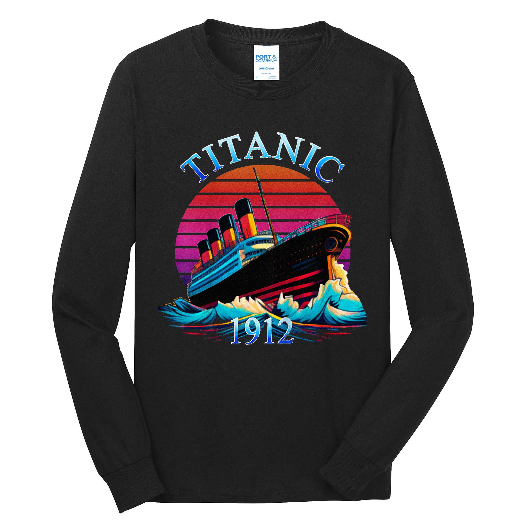 TITANIC 1912 HISTORY COMMEMORATIVE Tall Long Sleeve T-Shirt