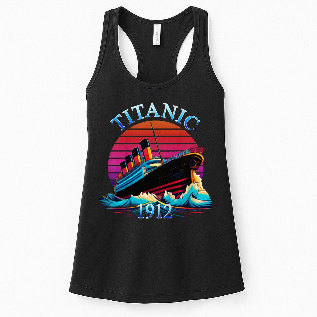 TITANIC 1912 HISTORY COMMEMORATIVE Womens Tank Top