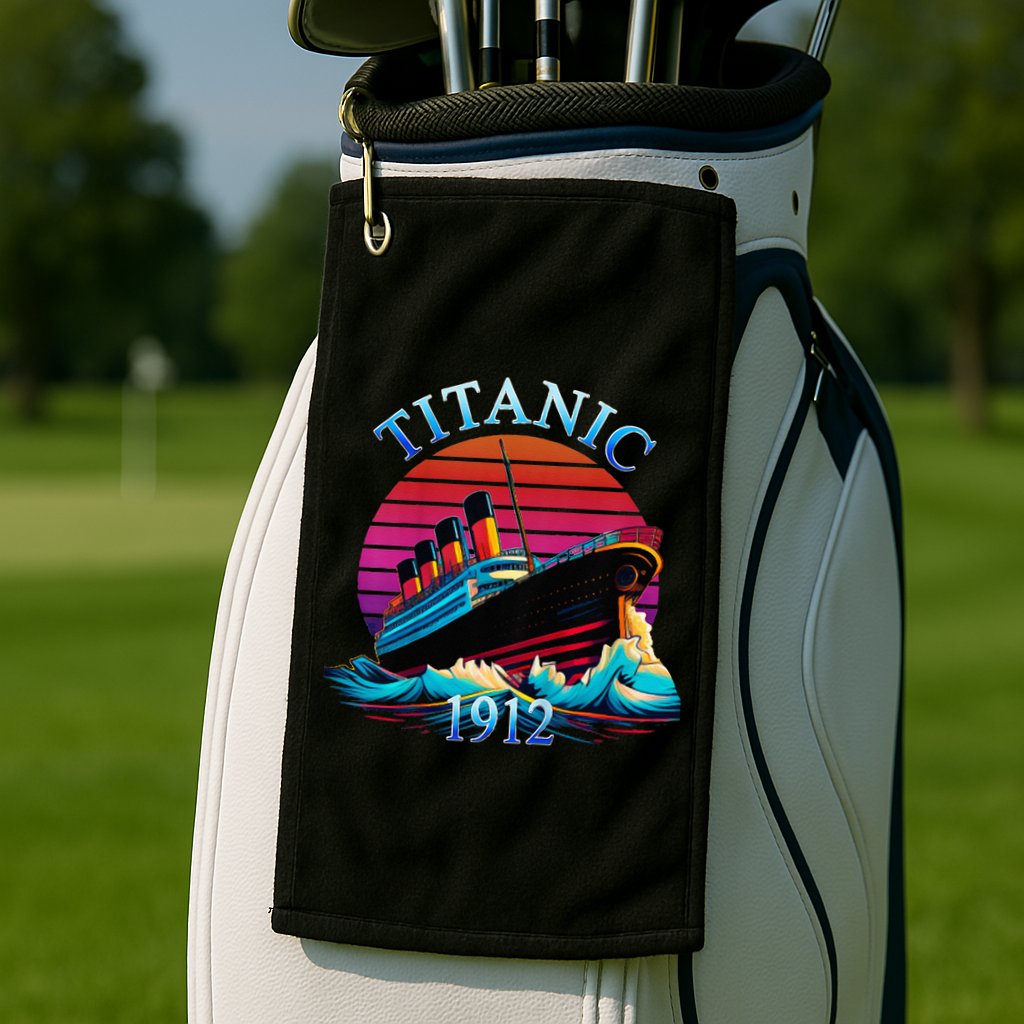 TITANIC 1912 HISTORY COMMEMORATIVE Golf Towel