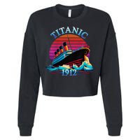 TITANIC 1912 HISTORY COMMEMORATIVE Cropped Pullover Crew